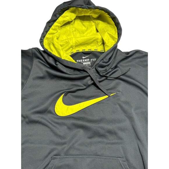 Nike Therma-Fit Size Medium Men’s Long Sleeve Front Pocket Hooded Pullover - Picture 7 of 13